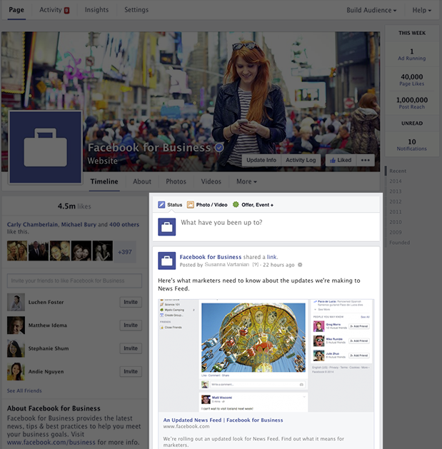 layout nou pagini facebook