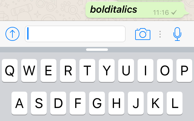 Cum trimiți mesaje bold sau italic prin WhatsApp