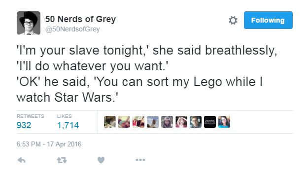 Twitter, geeks și 50 Shades of Grey