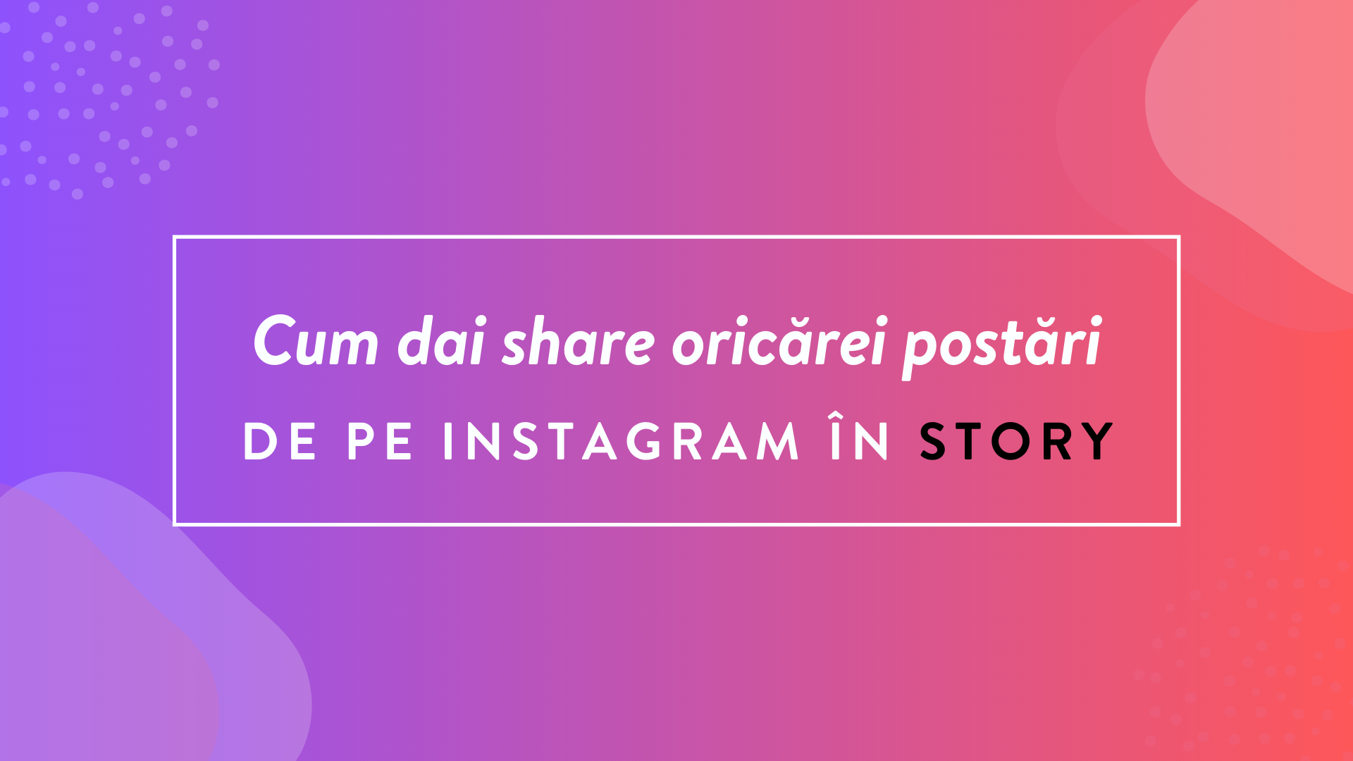 curly to add Intestines Cum dai share oricărei postări de pe Instagram în Story - SocialWeb.ro